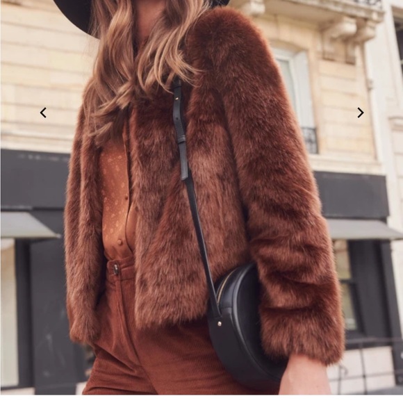 Sezane Rust Button-Up Blouse - Picture 2 of 4